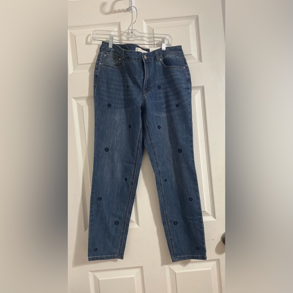 C Demin Ankle Jeans Sz 10